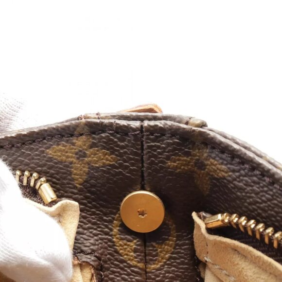 LOUIS VUITTON Looping GM Shoulder Bag M51145 Monogram canvas Brown Used Women LV - Picture 7 of 11